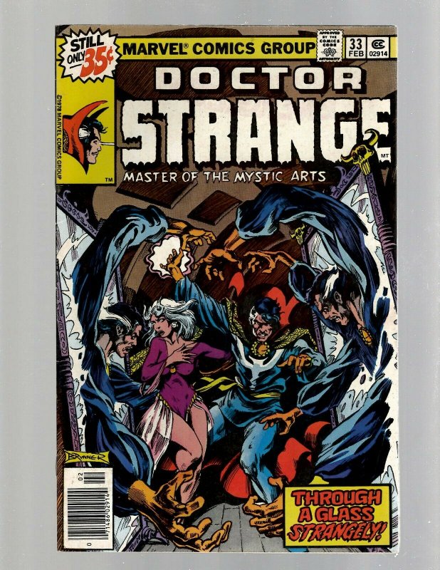 Lot Of 9 Doctor Strange Marvel Comic Books # 28 31 32 33 34 37 47 55 60 HY5