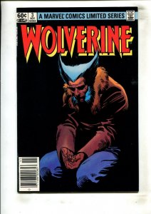 WOLVERINE #3 (7.0/7.5) FRANK MILLER COVER, NEWSSTAND!! 1982
