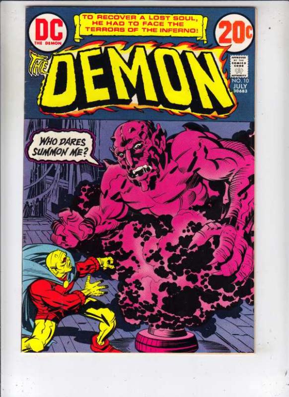 Demon, The #10 (Jul-73) NM Super-High-Grade Jason Blood, Merlin