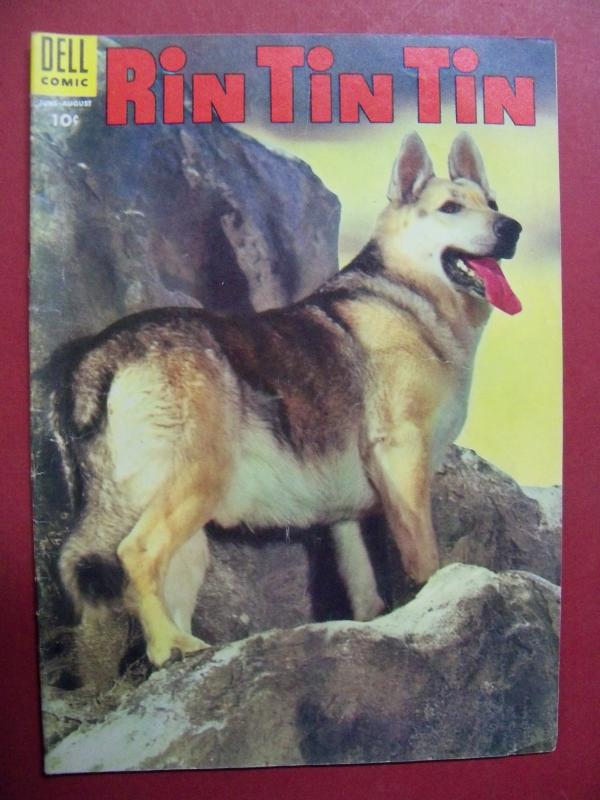 RIN TIN TIN #9 AUG 1955 GOLDEN AGE DELL COMICS