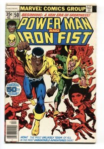 Power Man #50-1st Luke Cage Iron Fist team-up-MARVEL COMIC
