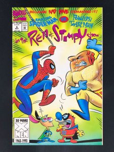The Ren & Stimpy Show #6 (1993) Spidey vs. Powdered Toast Man!