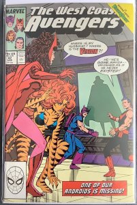 West Coast Avengers #42 Direct Edition (1989, Marvel) VF/NM