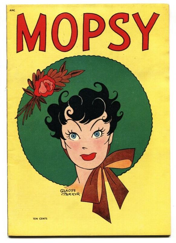 Mopsy Comics 5 1949 RARE good girl art comic SPICY VF Comic Books