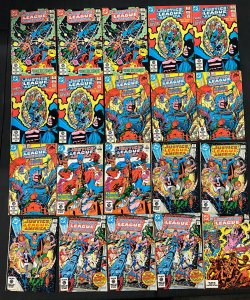 DC Bronze-Copper JUSTICE LEAGUE OF AMERICA 103 Mid Grade Comic Lot VF JLA