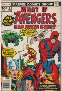What If? #3 (Jun 1977, Marvel), VG condition (4.0), The Avengers Had Never Been