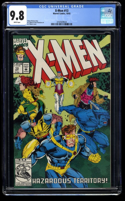 X-Men (1991) #13 CGC NM/M 9.8 White Pages