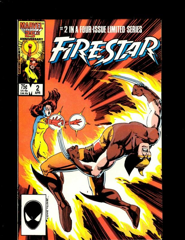 10 Comics Firestar #1 2 3 4, Gambit #1 2, Gambit and the Xternals #1 2 3 4 JF25