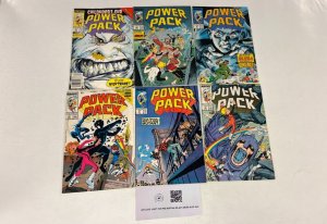 6 Power Pack Marvel Comics Books #33 36 37 38 40 42 50 JW18