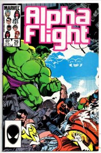 ALPHA FLIGHT #29, NM-, Hulk Mike Mignola, 1983 1985, more in store