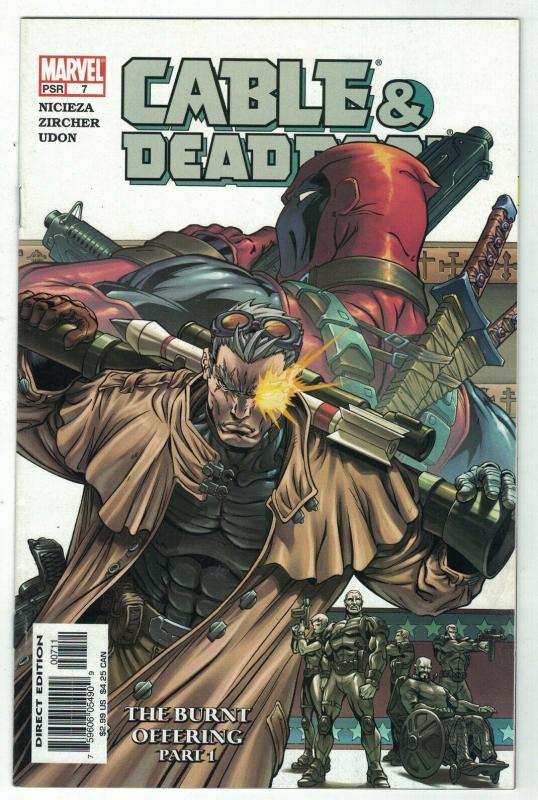 CABLE & DEADPOOL 7 FINE Mutant anti heroes  May 2004