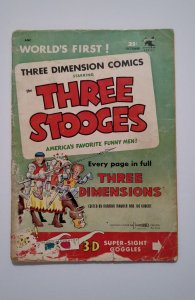 Three Dimension Comics Three Stooges #2 (1953) Good 2.0 missing glasses