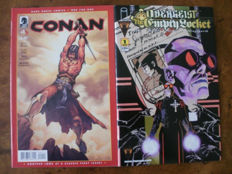 6 Comic Book: GAME OF THRONES #16 #18 GEAR STATION #1 #4 CONAN #1 OBERGEIST #1