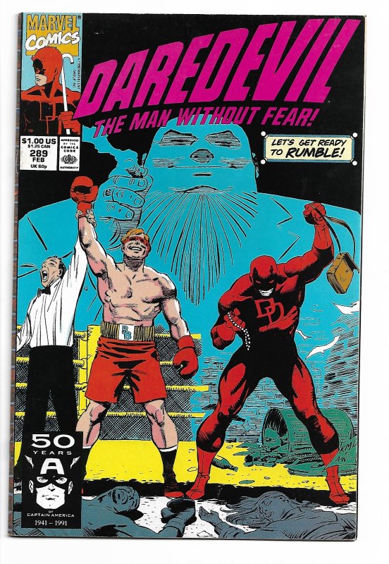 Daredevil #289 (1991) VF