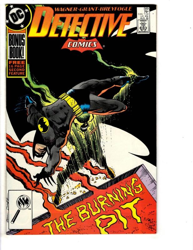 5 Detective Comics DC Comic Books # 584 586 587 588 589 Batman Robin WM5