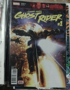 johnny blaze ghost rider # 1 2018marvel  damnation crain  variant cover mephisto