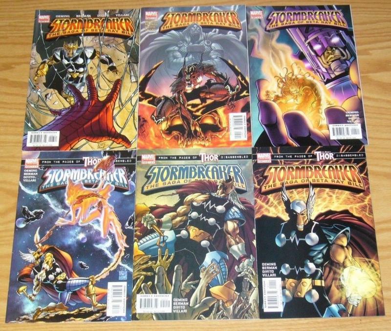 Stormbreaker: the Saga of Beta Ray Bill #1-6 VF/NM complete series GALACTUS set