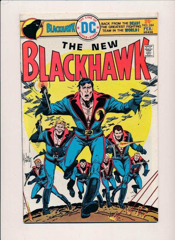 DC Comics BLACKHAWK #244 (1975) ~ FINE (PF211) 