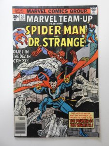 Marvel Team-Up #50 VG- Condition! Moisture stain