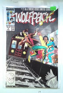 Wolfpack #2 Marvel Comics (1988) NM- 1st Print Comic Book