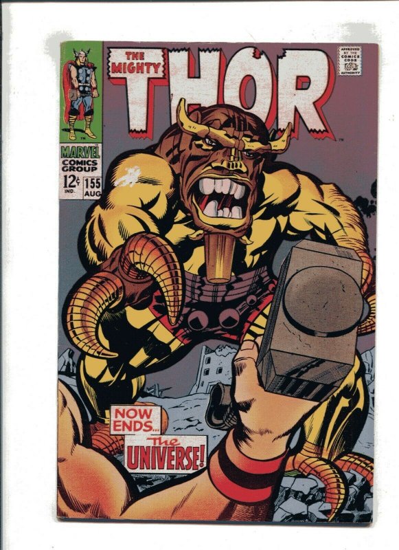 THOR #155 (6.5) KIRBY!! 1968