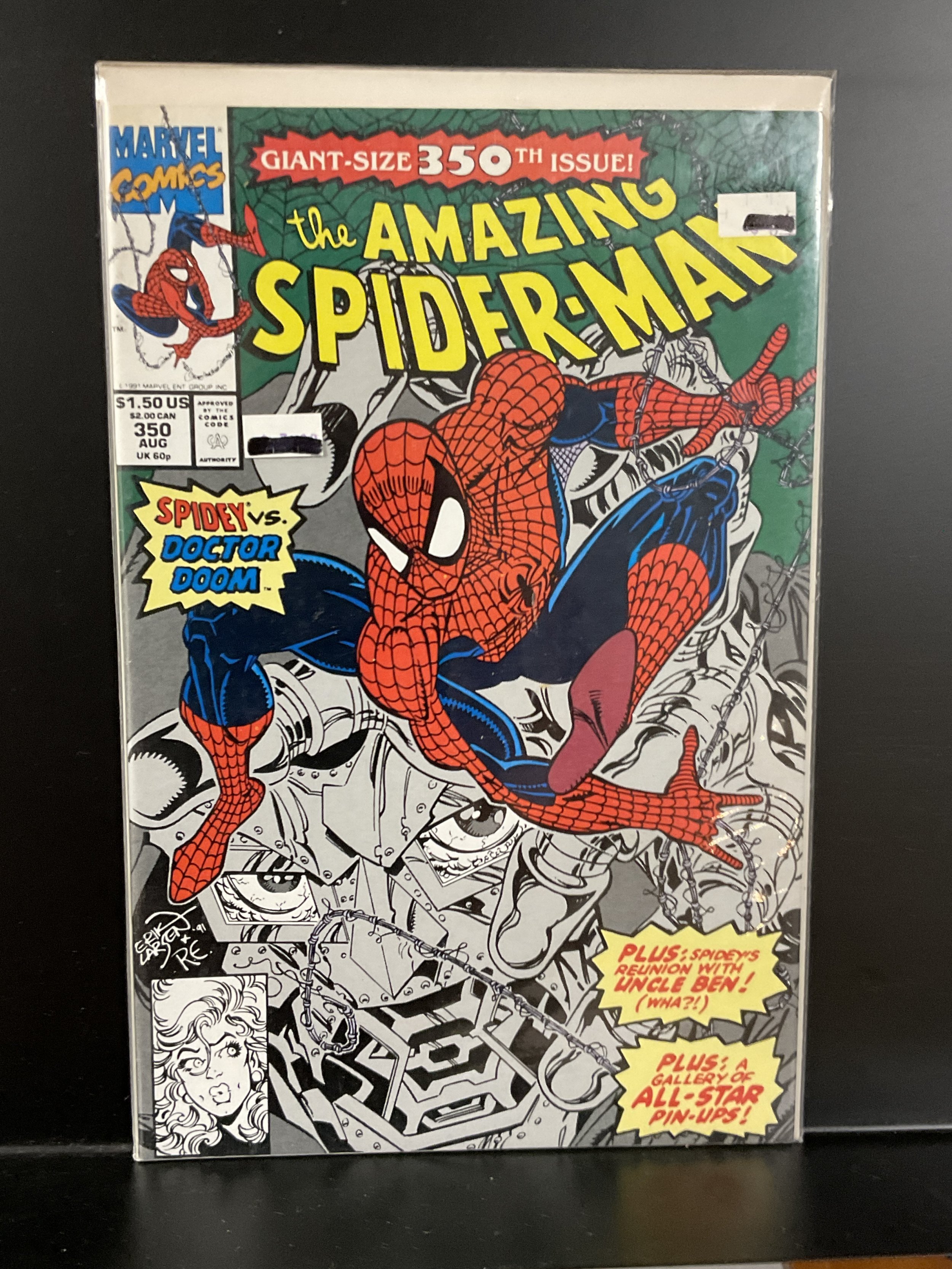 The Amazing SpiderMan 350 Direct Edition (1991) Comic Books