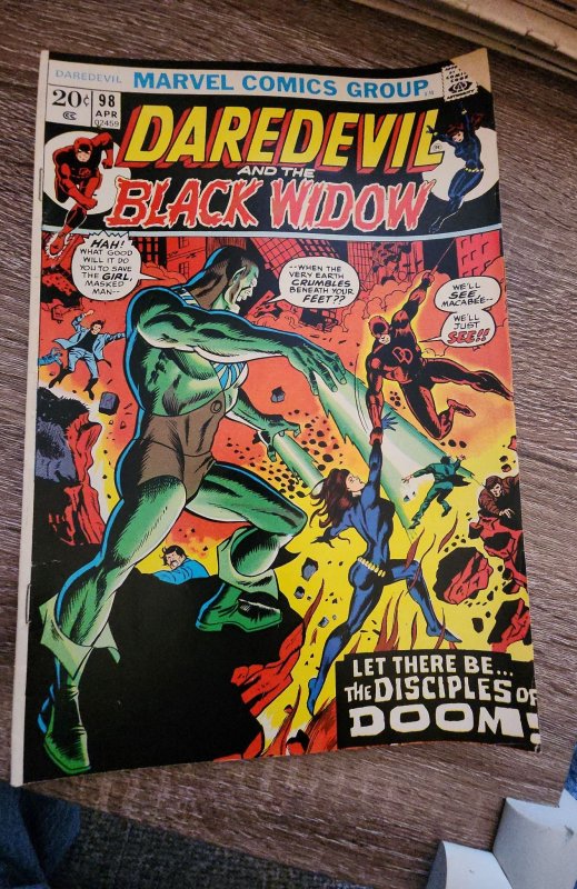 Daredevil #98 (1973) Black Widow 