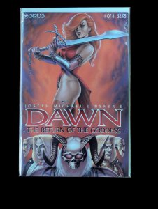 Dawn Return of the Goddess #1-4 Linsner 1999 Sirius Entertainment NM