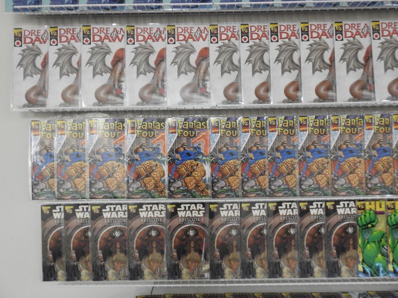Huge Lot 180+ Wizard 1/2's, Stickers, and Various books! Avg VF+ Condition!