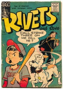 Rivets #3 1956- Argo comics- FINAL ISSUE VG
