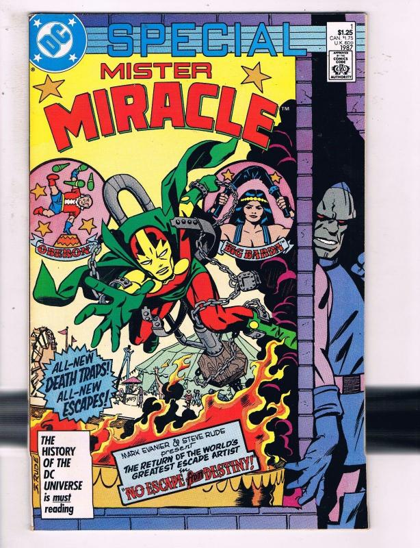 Mister Miracle Special #1 VF DC Comics Comic Book Darkseid 1987 DE13