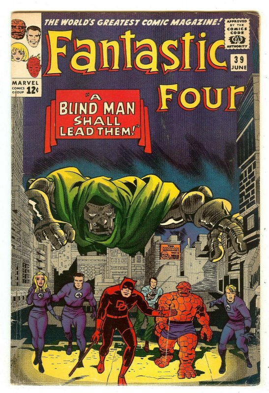 Fantastic Four 39   early Daredevil crossover   Doctor Doom