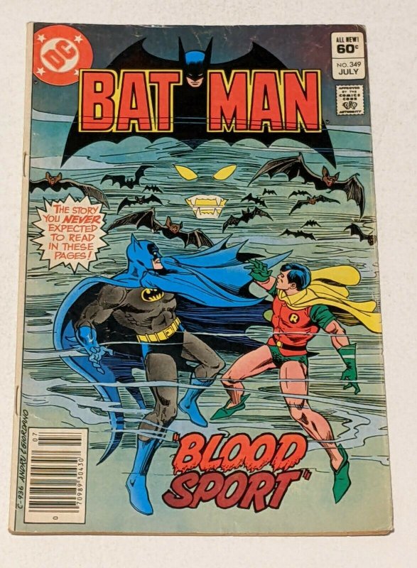 Batman #349 (Jul 1982, DC) Good  Ross Andru and Dick Giordano cover |  Comic Books - Bronze Age, DC Comics, Batman, Superhero / HipComic