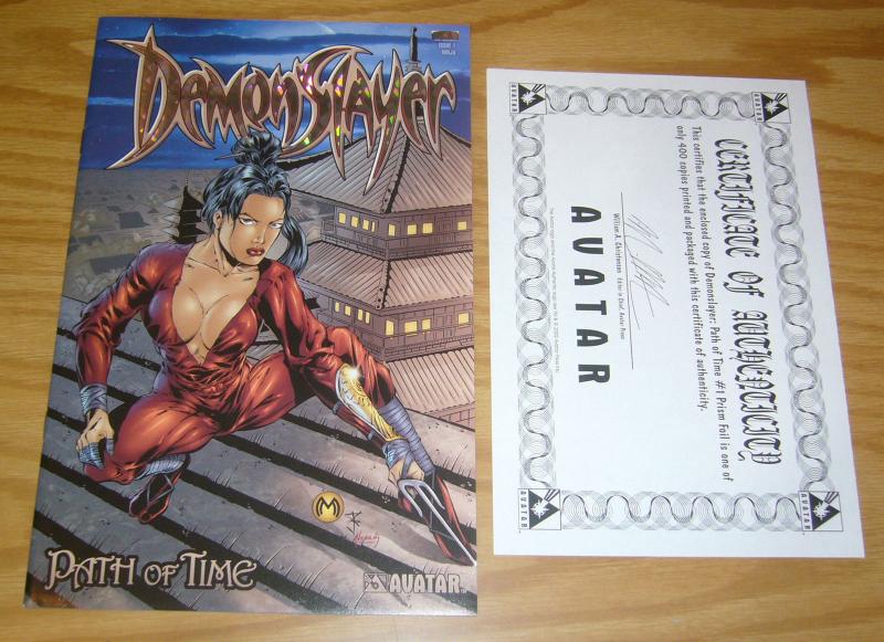 Demonslayer: Path of Time #1 VF/NM ninja prism foil variant w/COA (limited 400)