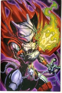 FAME: SATOSHI TAJIRI SPAWNIZED MEWTWO #1 PURPLE FOIL FANEXPO DALLAS LTD 100 NM