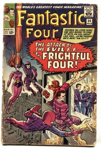 Fantastic Four #36 -- 1965 -- marvel -- 1st Medusa Frightful Four -- G