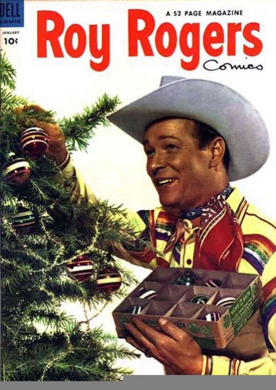 Roy Rogers Comics #73 VG ; Dell | low grade comic January 1954 Christmas Tree