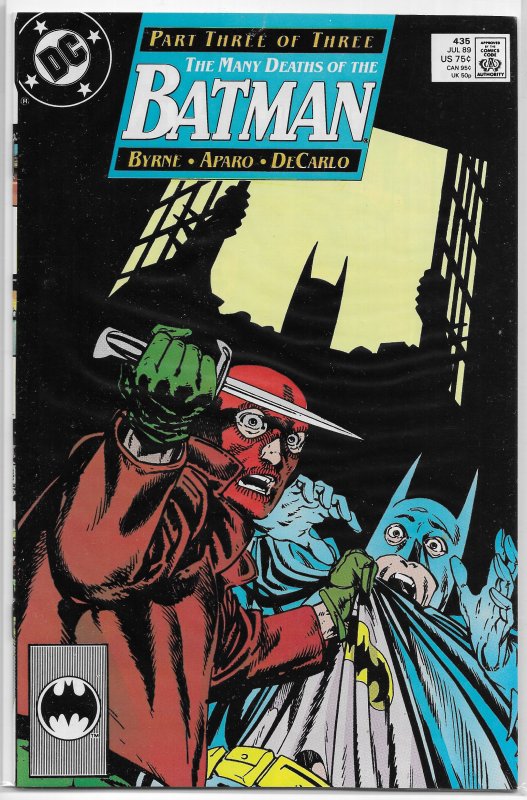 Batman   vol. 1   #435 VF (Many Deaths of the Batman 3) Byrne/Aparo