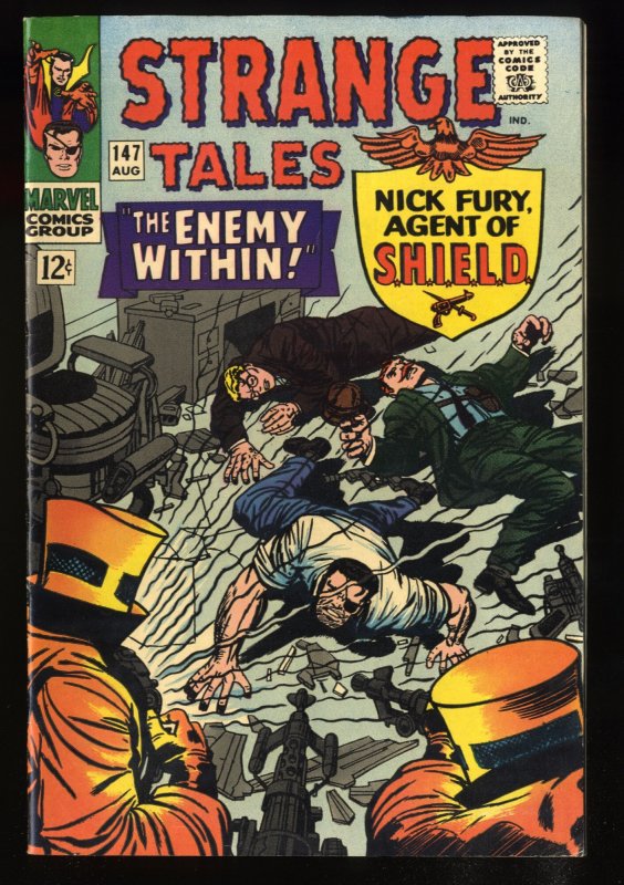 Strange Tales #147 VF 8.0 White Pages 1st Appearance Kaluu!