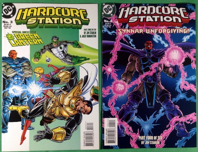 Hardcore Station (1998) 1 2 3 4 5 6 NM (9.4) complete set JLA app Jim Starlin