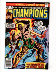 The Champions #10 (1977) GHOST RIDER! HERCULES! ANGEL!  / ID#141