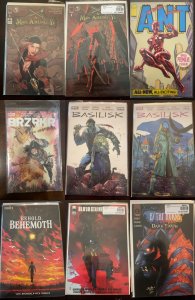 Lot of 9 Comics (See Description) Basilisk, Ant, Brzrkr, Behold, Behemoth, Bl...