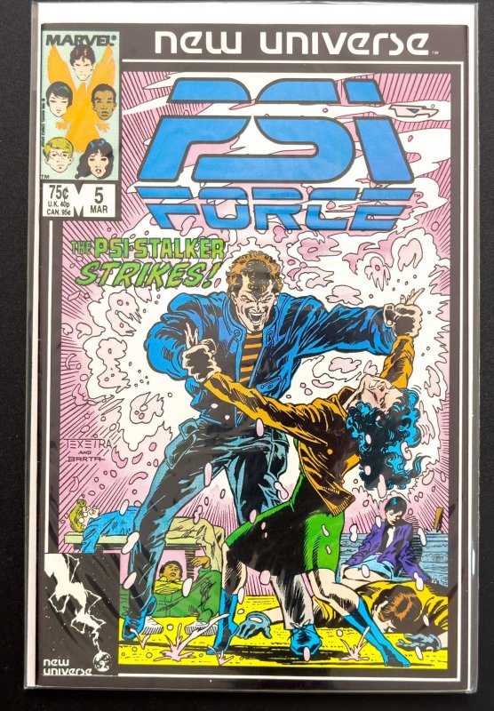 Psi-Force #1-7 [Lot of 7 Bks] (1986) VF+