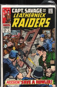 Captain Savage #6 (1968) Captain Savage and His Leatherneck Raiders