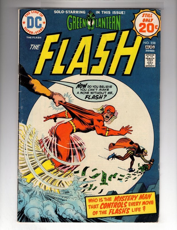 The Flash #228 (1974) Trickster Appearance Green Lantern Backup    / ID#141