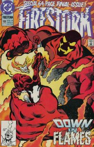 Firestorm, the Nuclear Man #100 FN ; DC | John Ostrander Last Issue