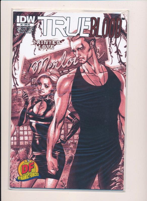 IDW TRUE BLOOD Tainted Love #3, Cover RE Exclusive Cover w/COA (HX359)