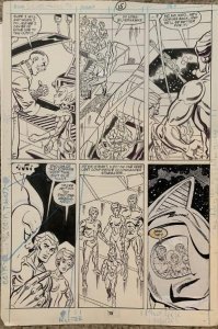 (1988) MARVEL COMICS SILVERHAWKS #6 PG 15 ORIGINAL HOWARD BENDER COMIC ART