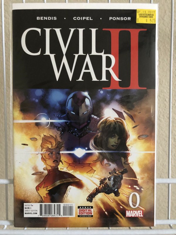 Civil War II #0 VF/NM 9.0 FREE COMBINED SHIPPING