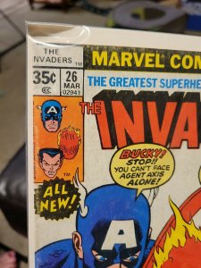 MARVEL COMICS THE INVADERS #26 and #35  1978